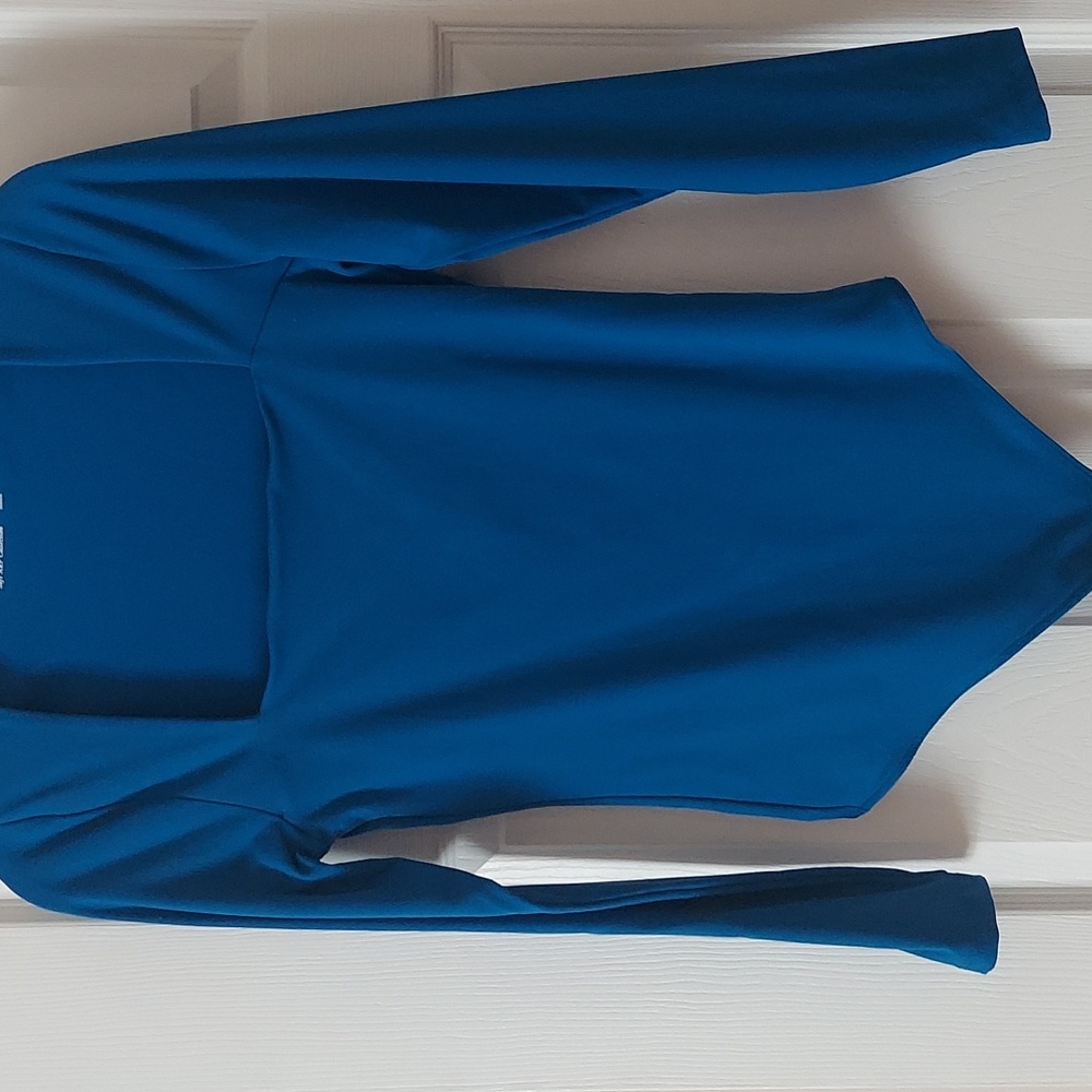 Abercrombie Women's Long-Sleeve Seamless Fabric Squareneck Bodysuit